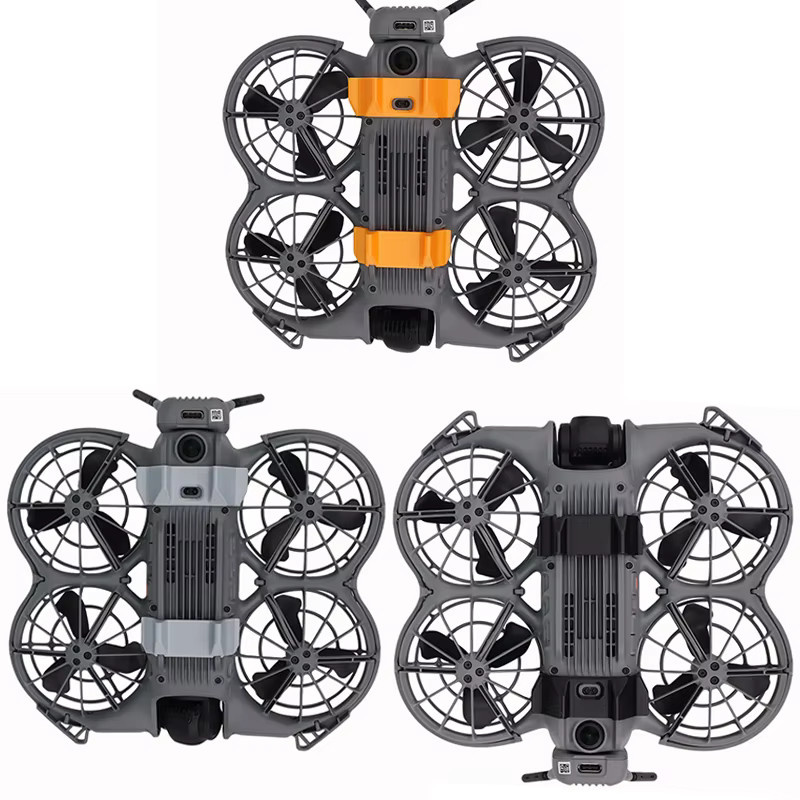 DJI Neo 2 Anti-Scratch und Anti-Verschleiß Schutzhalterung Body Bottom Shell Landeschutzabdeckung in Schwarz und Grau - Bild 2
