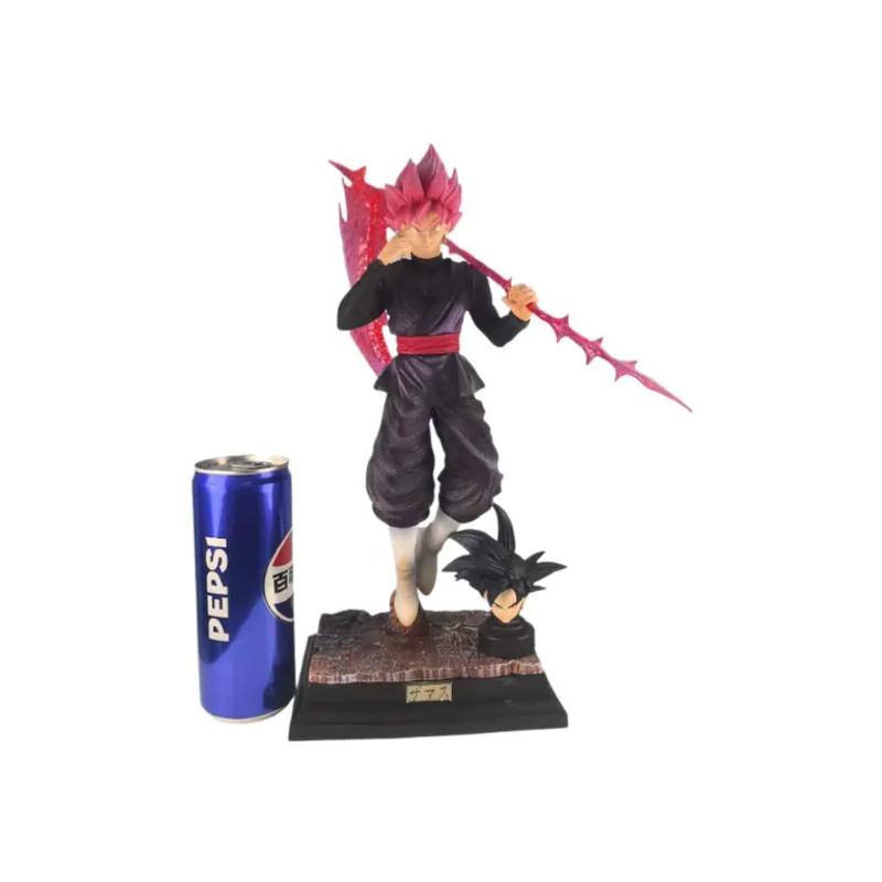 Bandai Dragon Ball Super Saiyan Zamasu GK Figur Rosa Goku mit Doppelkopf-Skulptur Anime-Modell aus Kunststoff - Bild 4