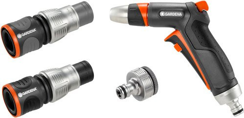 Gardena Reinigungsspritzen-Set Premium 4-teilig mit 1/2 Zoll Anschluss in Rot, Schwarz und Silber - Bild 3