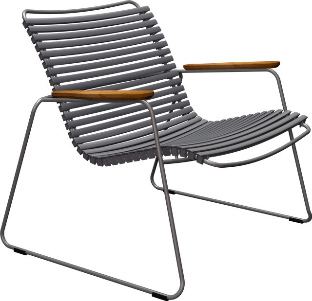 HOUE Click Roomy Lounge Chair mit Armlehnen in Grau - Bild 1