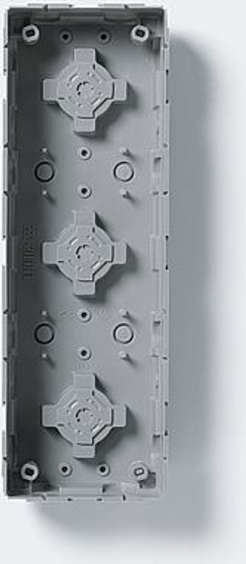 Siedle&Söhne Gehäuse GU 611-3/1-0 in Grau für den Einbau aus Kunststoff - Bild 2