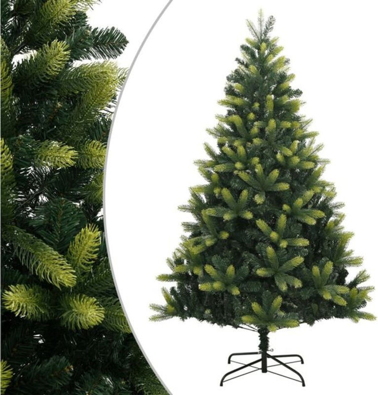 Künstlicher Weihnachtsbaum von vidaxl in Grün mit Metallständer, Höhe: 240 cm - Bild 1