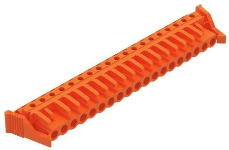 WAGO 232-279/039-000 Federleiste in Orange, 10 Stück - Bild 1