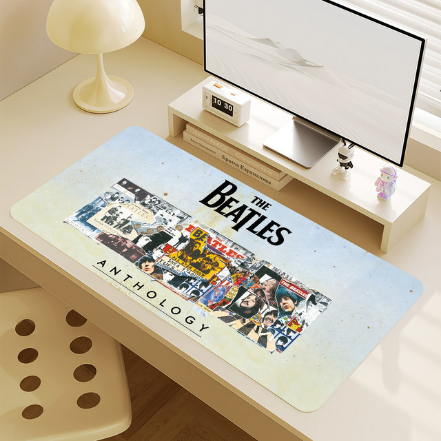 B-Beatles Rock Lockedge Mauspad in Multicolour, rutschfest und verdickt für Gaming und Büro - Bild 1