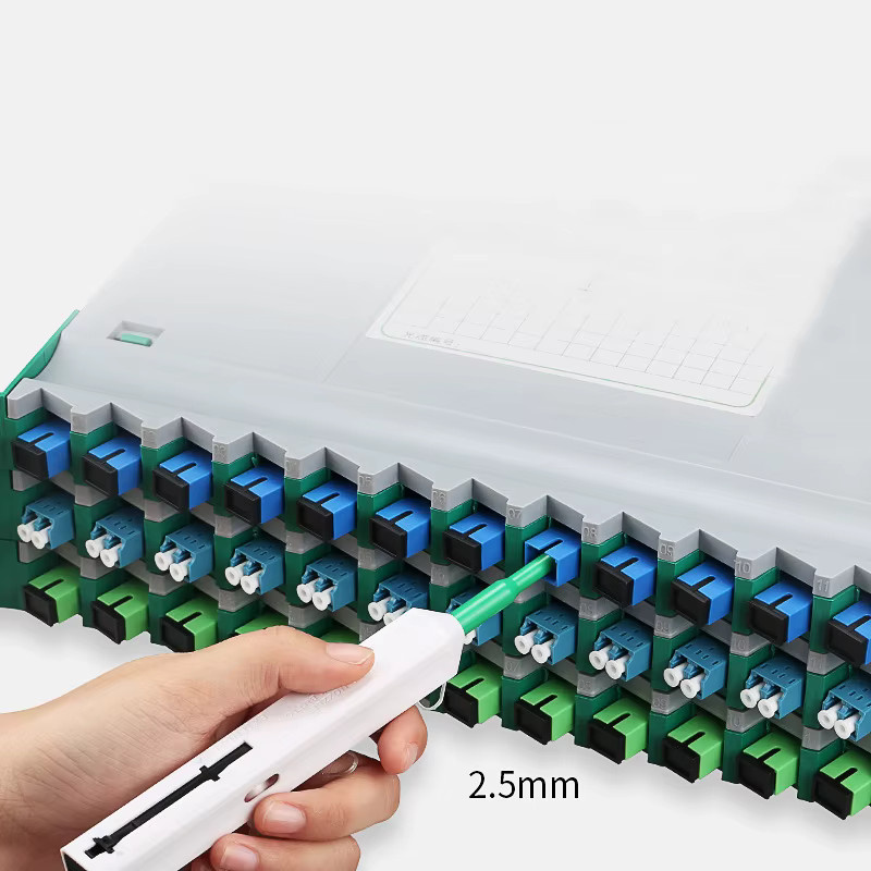 YY30 Stiftförmiger Glasfaser-Reiniger Ein-Klick-Reinigungswerkzeug in Weiß für 2,5mm Glasfaserstecker - Bild 2