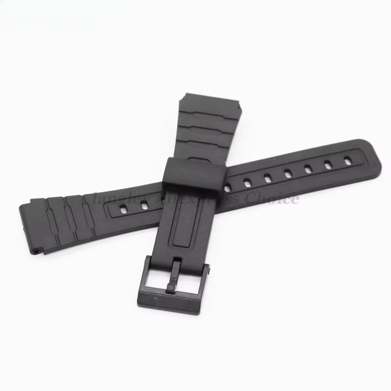 Uhrenarmband Silikon, Schwarz, Unisex - Bild 4