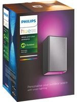 Philips Hue White & Color Ambiance Resonate Outdoor LED-Wandleuchte aus Edelstahl in Silber - Bild 4