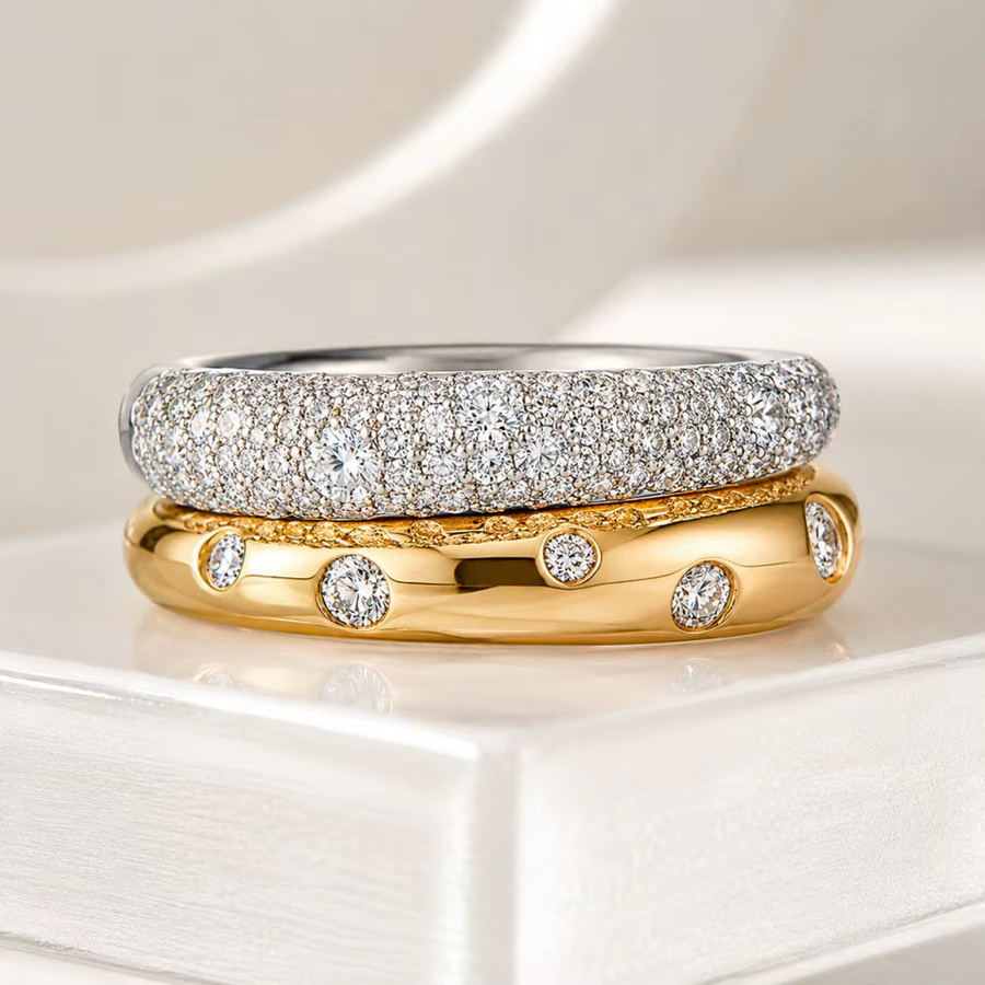 Erpels Zirkonring, Edelstahl, Bunt, Zirkonia, Damen - Bild 2