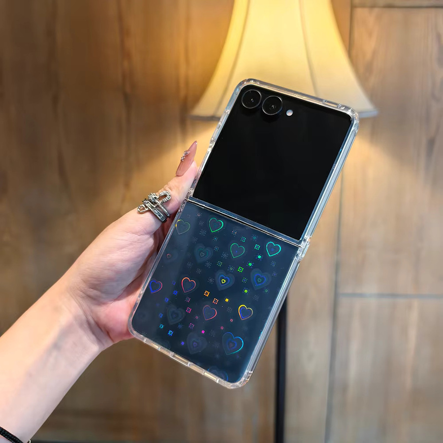 Samsung Laser-Design Handyhülle für Z Flip 5, Z Flip 6, Z Flip 7 und Z Flip 8 – Sturzsichere und wasserdichte Schutzhülle - Bild 3