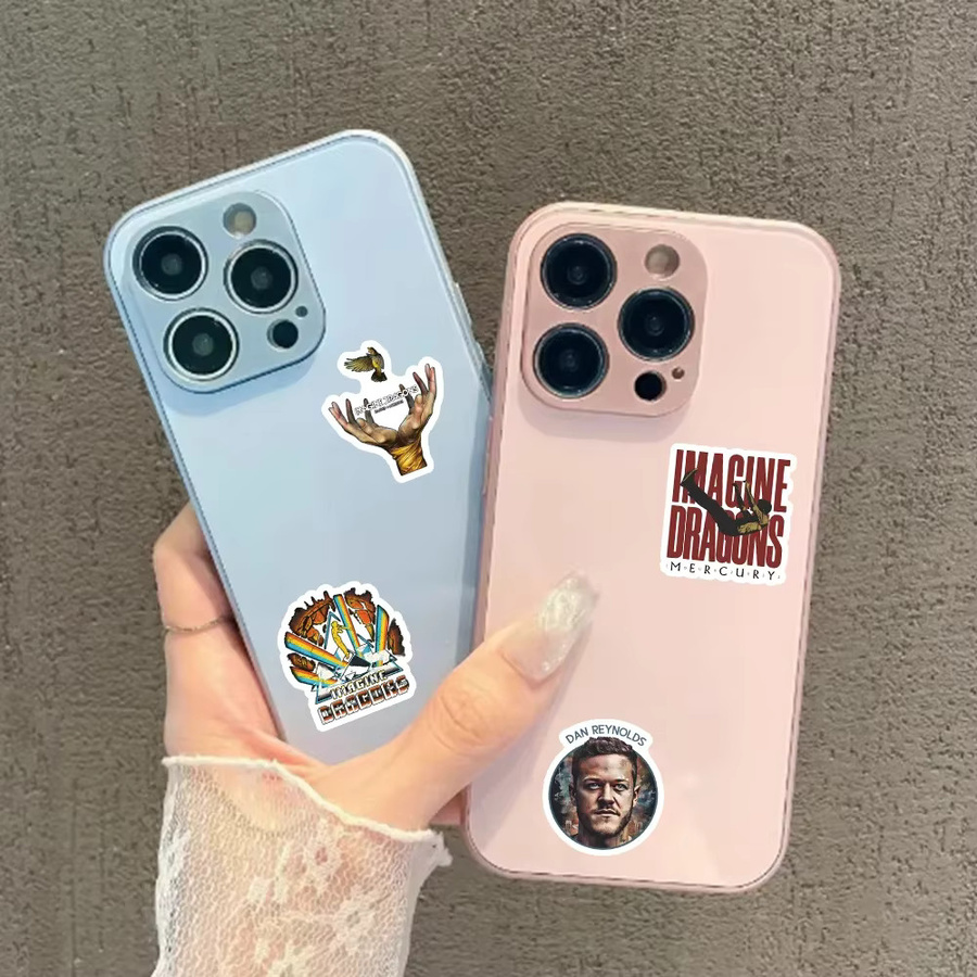 60 Stück GOGOTU Imagine Dragons Graffiti Aufkleber wasserfest für Handy und Gepäck in Multicolour - Bild 4
