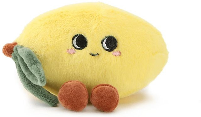 Yiran toy Zitrone Plüschtier, 10cm, Gelb - Bild 1