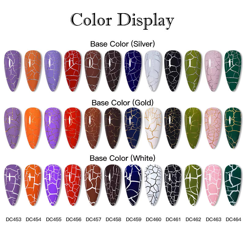 Mtssii Crackle Polish Nail Gel Lack, 7 ml - Bild 6