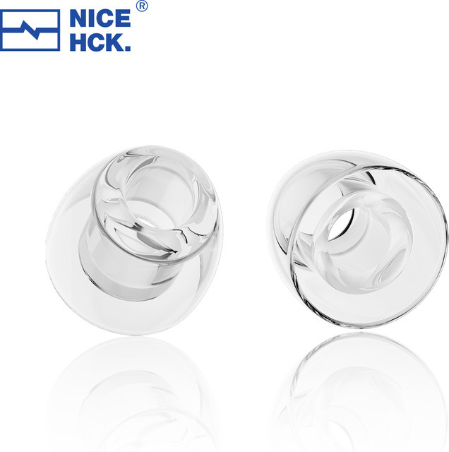 NICEHCK C03 In-Ear Ohrstöpsel aus klarem Flüssigsilikon zur Geräuschisolierung für IEMS, Transparent - Bild 1