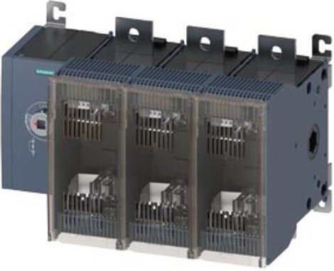 Siemens Lasttrennschalter 3polig 800A 8 Schließer 8 Öffner 690 V/AC grau 3KF53804LF11 - Bild 1