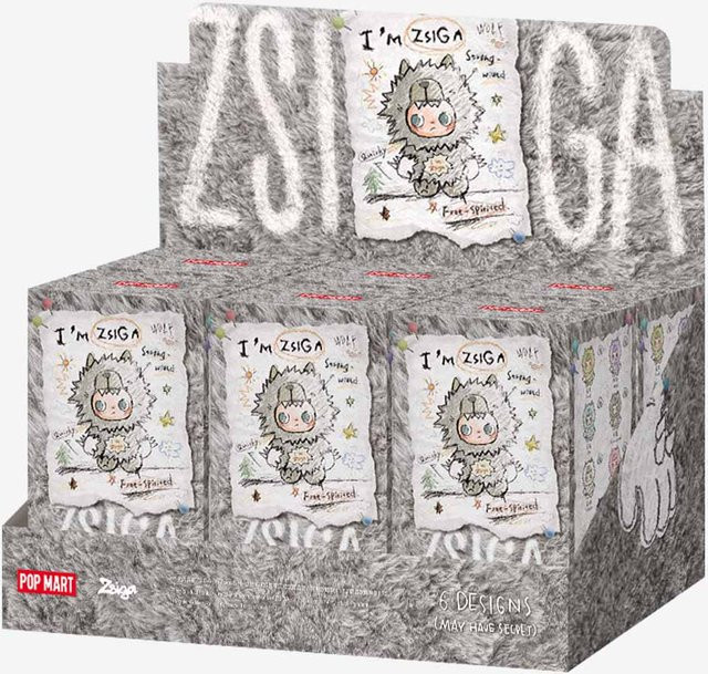 POP MART Zsiga Ich bin Zsiga Serie, Vinyl Plüsch Anhänger Blind Box, ab 15 Jahren - Bild 1