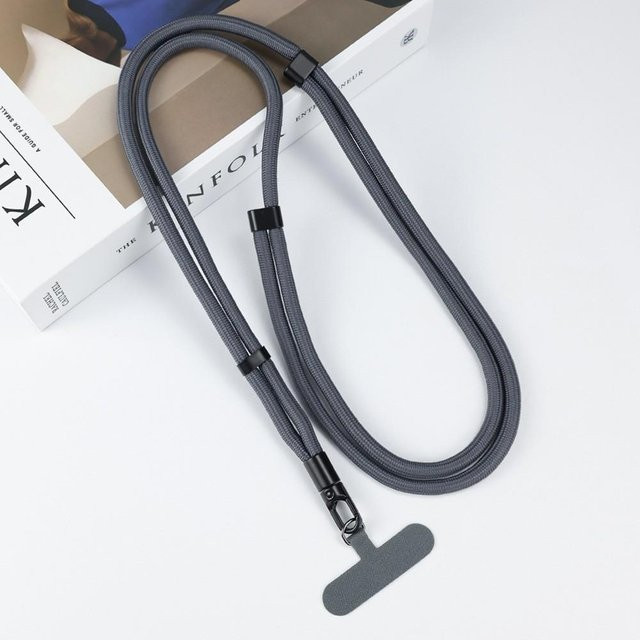 Caihonghong Handy-Lanyard Crossbody verstellbar in Grau für Outdoor und Freizeit - Bild 1