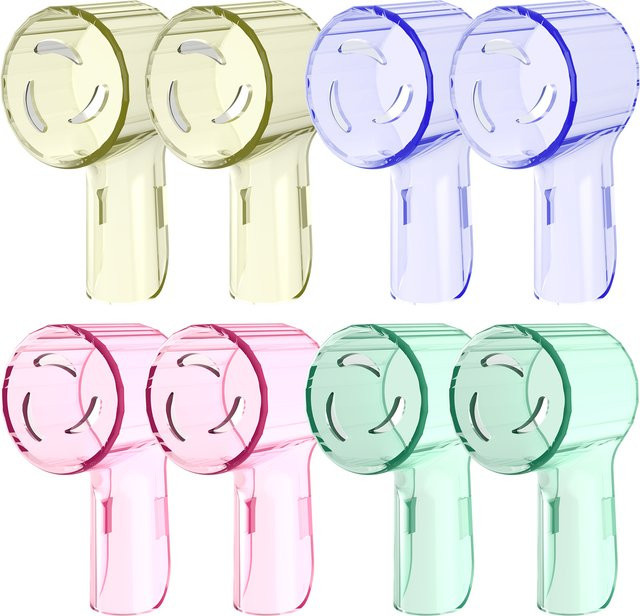Braun Oral B Zahnbürsten-Staubschutzkappen für iO-Serie und Ersatzköpfe, Multicolor - Bild 1