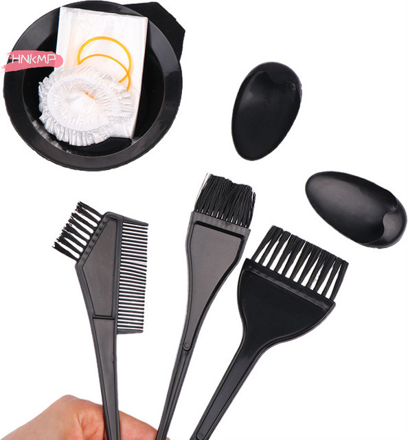 3/4/5/6-teiliges Haarfärbeset-Set mit Friseurwerkzeugen - Bild 1