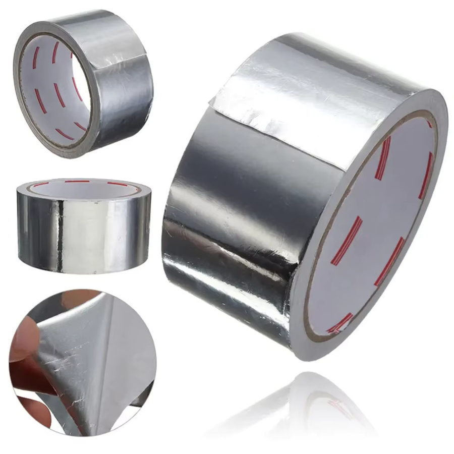 Hitzebeständiges Aluminium-Klebeband zur Reparatur und Abdichtung von Kanälen, Farbe: Silber, Breite: 5 cm, Länge: 17 m - Bild 4