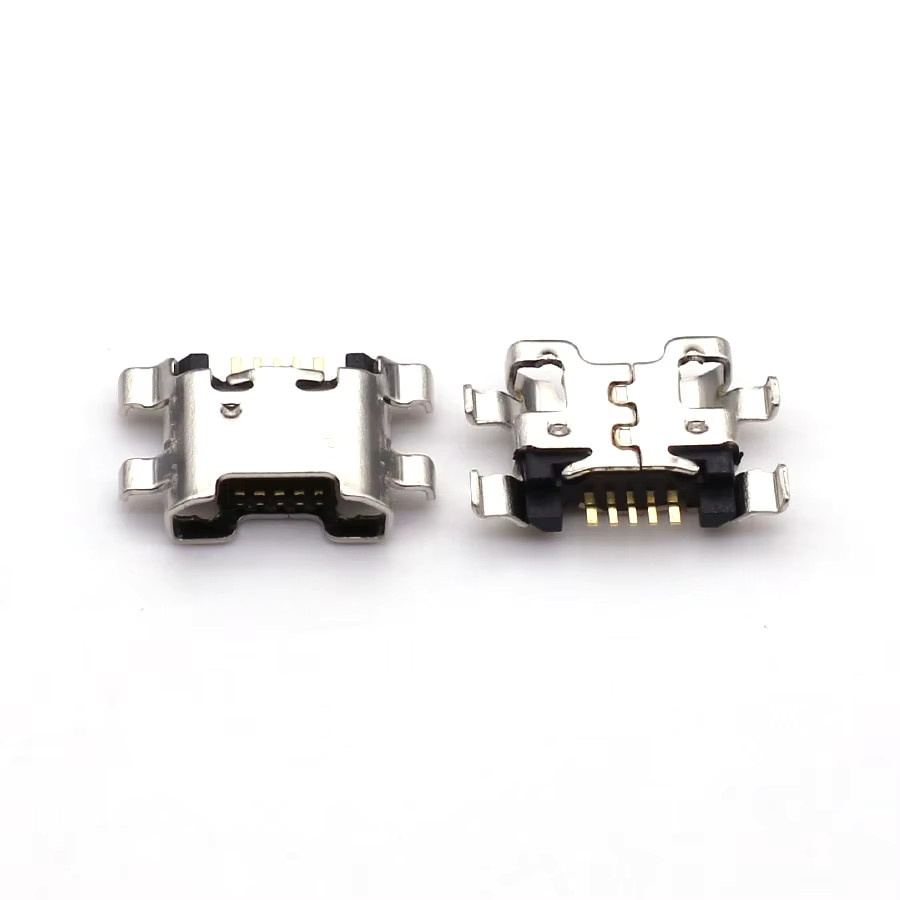 50 Stück Micro USB Ladegerät Stecker Dock Connector Lade Port Buchse in Silber für Huawei Y9, Y7, Y7 Pro, Y7 Prime, Y6S, Y6 Pro, Y6, Y6 Prime und Y5 2019 - Bild 4