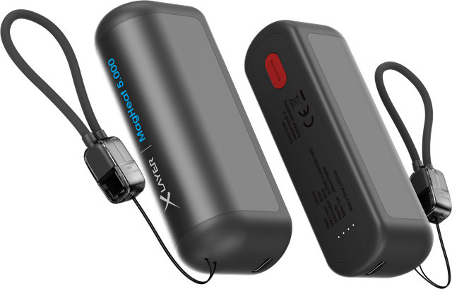 XLayer Powerbank Plus und Handwärmer Duo Set, 2x 5000mAh, Schwarz, mit USB-C - Bild 1