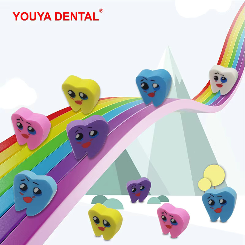 YOUYA DENTAL Kawaii Zahnmedizin Zubehör Set mit Mini Bleistift und Radiergummi in Multicolour für Kinder und Studenten - Bild 4