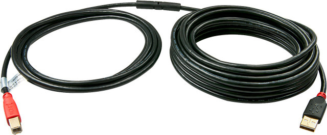Lindy USB 2.0 Aktivkabel mit USB-A Stecker und USB-B Stecker, 10,0 m, Schwarz - Bild 2