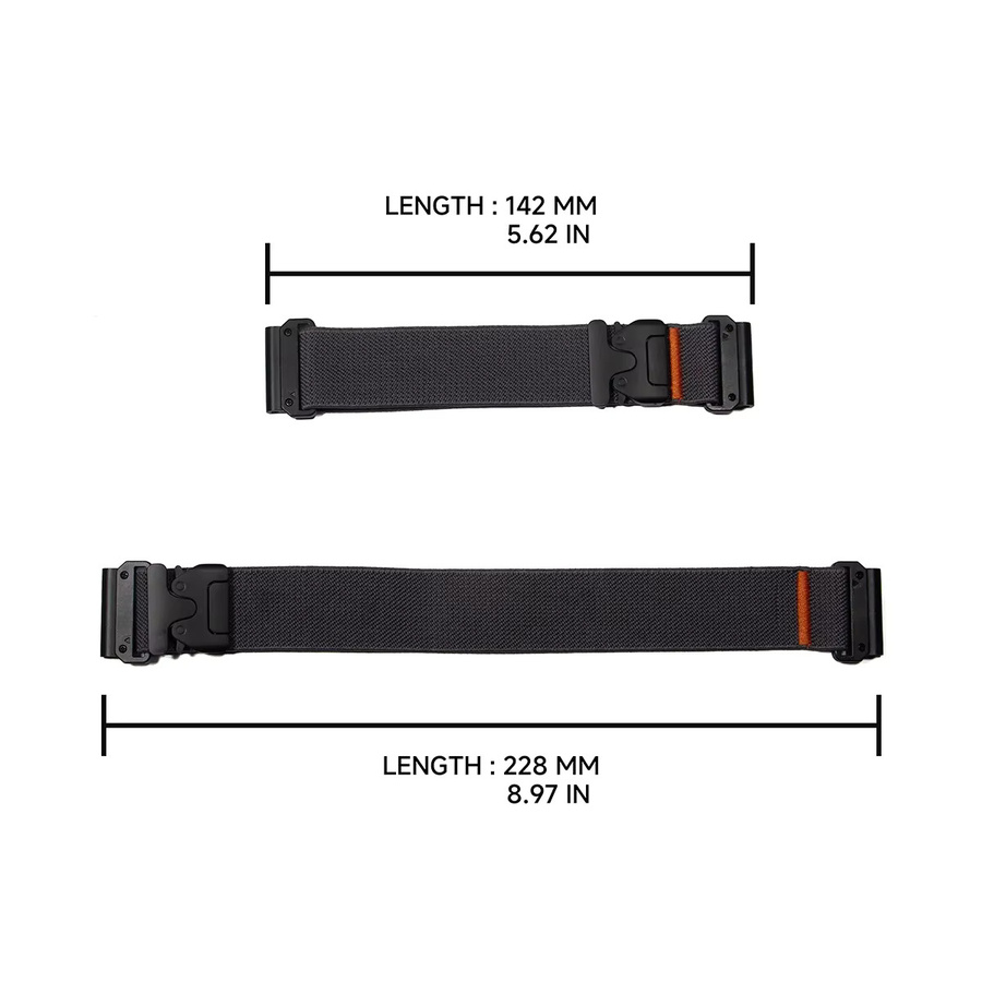 CHIICSMART Uhrenarmband Nylon, Schwarz, Unisex - Bild 4