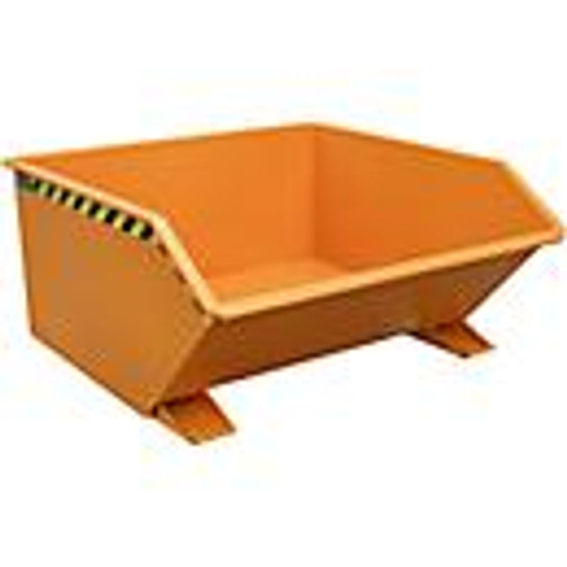 Bauer Kippbehälter Typ GU, 750 Liter, orange - Bild 2