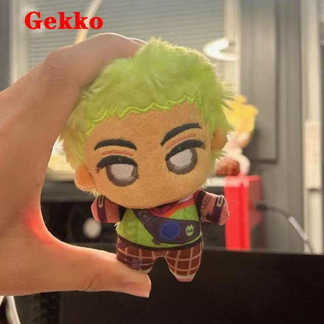 Yiran toy Valorant Gekko Plüschfigur, Schlüsselanhänger, 10cm, ab 14 Jahre - Bild 1