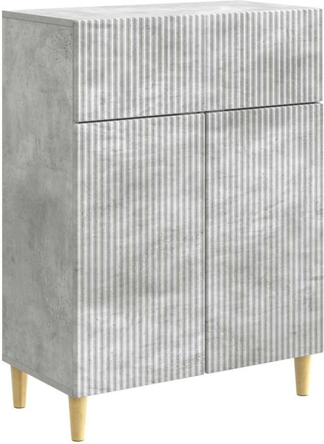vidaXL Sideboard modern in Betongrau, B/T/H: 66 x 34,5 x 90 cm - Bild 1