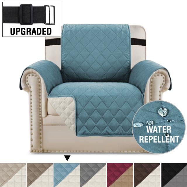 Wasserdichter und waschbarer Liegesofabezug von Yiran Furniture für 3 Sitze in Blau - Bild 1