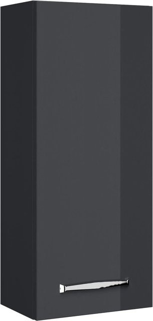 Pelipal Bad-Hängeschrank Trentino in Anthrazit Hochglanz mit Soft-Close-Türen und Regalböden, Breite: 30 cm, Höhe: 70 cm - Bild 1