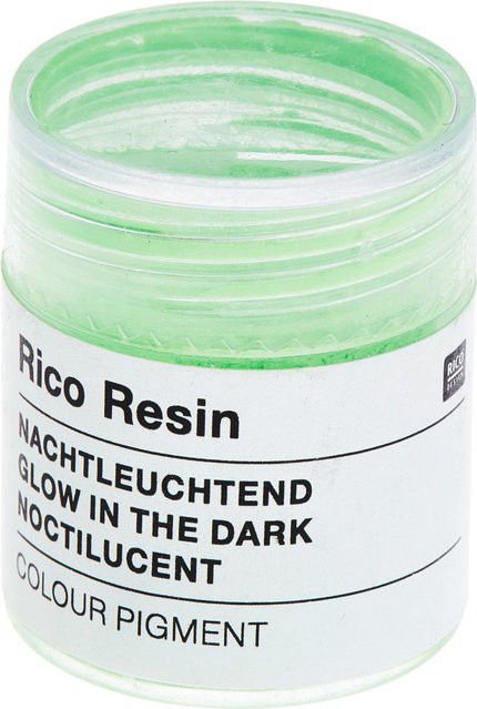 Rico Design Farbpigmente für Resin in Neon Grün, nachtleuchtend - Bild 1