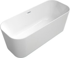 Villeroy & Boch Freistehende Badewanne Finion in Weiß, Oval, Acryl, B/T: 170 x 70 cm - Bild 1