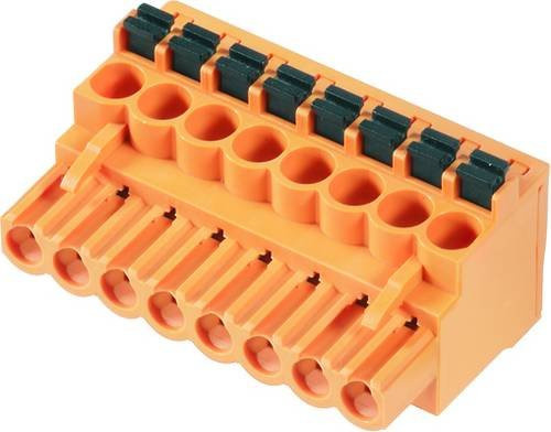 Weidmüller Buchsengehäuse-Kabel BL/SL in Orange, 8 Polzahl, Rastermaß: 5 mm, 42 Stück - Bild 1