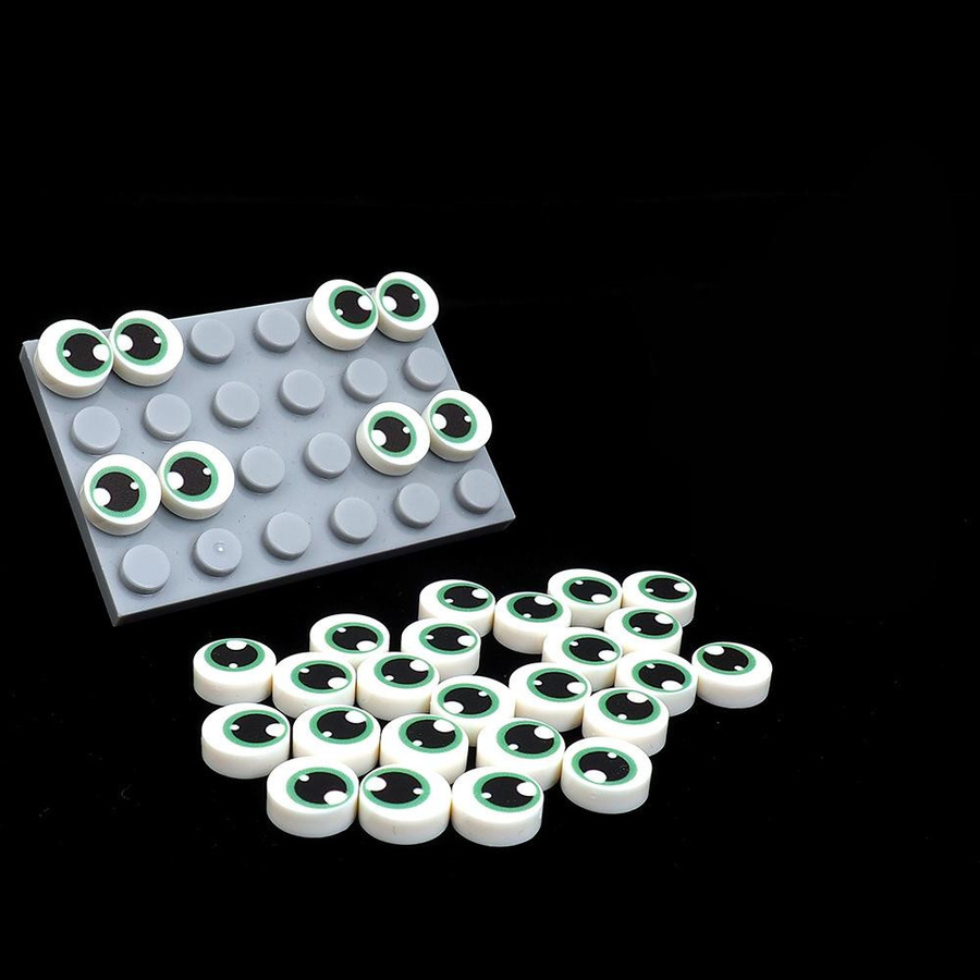 ixBricks Anime Bausteine Figuren 10-teiliges Set Grün - Bild 3