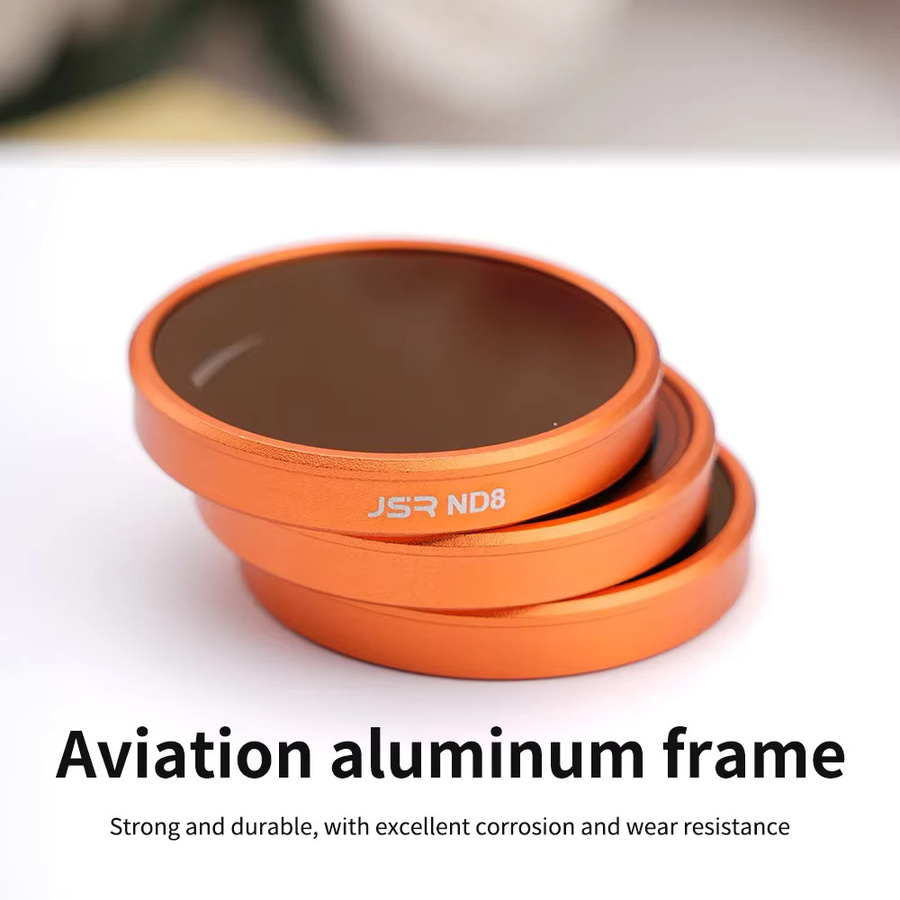 DJI Action 6 Filterset mit CPL, ND und Macro Filtern in Schwarz mit mehrschichtiger Beschichtung - Bild 2