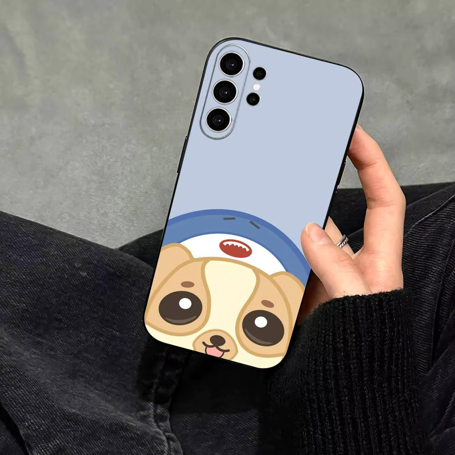 GMMTV Handyhülle mit Cartoon-Maskottchen für Samsung Galaxy S25 S24 S23 S22 S21 S20 Ultra Plus FE Note 5G in Schwarz - Bild 2