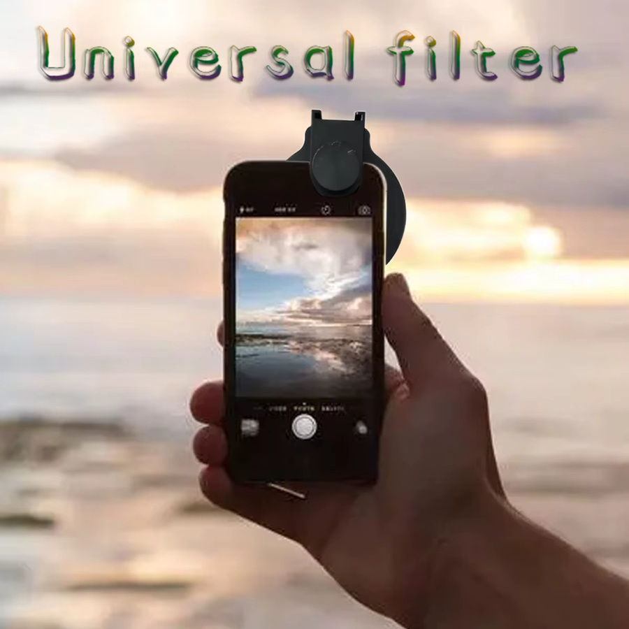 OBKEY 67-mm-Filterset für Smartphone-Objektive mit STAR CPL, Blackmist und VND Filtern in Schwarz für iPhone, Android, Huawei, Xiaomi, Canon, Sony und Nikon - Bild 3