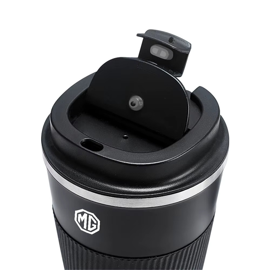 Thermos-Kaffeebecher aus Edelstahl als Vakuum-Isolierflasche für Morris Garages MG Modelle in Grün, Volumen: 0,5 l - Bild 4