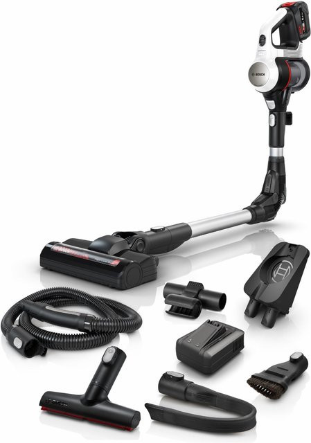 Bosch Akku-Stielstaubsauger BSS715CARP in Weiß mit Turbo-Bürste und Wandhalterung - Bild 1
