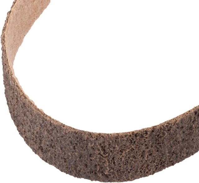STAHLWERK Schleifvlies mit grober Körnung für Bandschleifer, Farbe: Braun, B: 40 mm, L: 760 mm - Bild 1