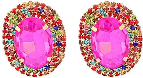 YIRAN Jewelry Ohrringe, Kristall, Strass, Bunt, Damen - Bild 1