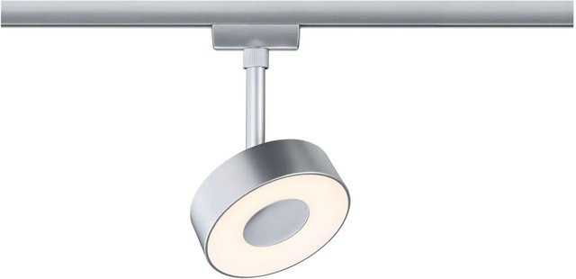 Paulmann URail LED Schienenspot Circle, 5W, 160lm, 3000K Warmweiß, dimmbar, Chrom Matt - Bild 1