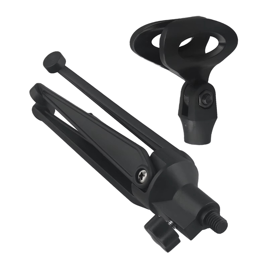 BAJEAL Mikrofonständer Desktop Stativ mit Clip-Halterung, Schwarz - Bild 3