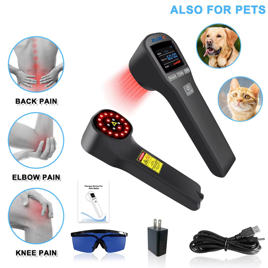 ZJKC Infrarot-Rotlichttherapie Kaltlaser-LLT-Gerät zur Schmerzlinderung - Bild 3