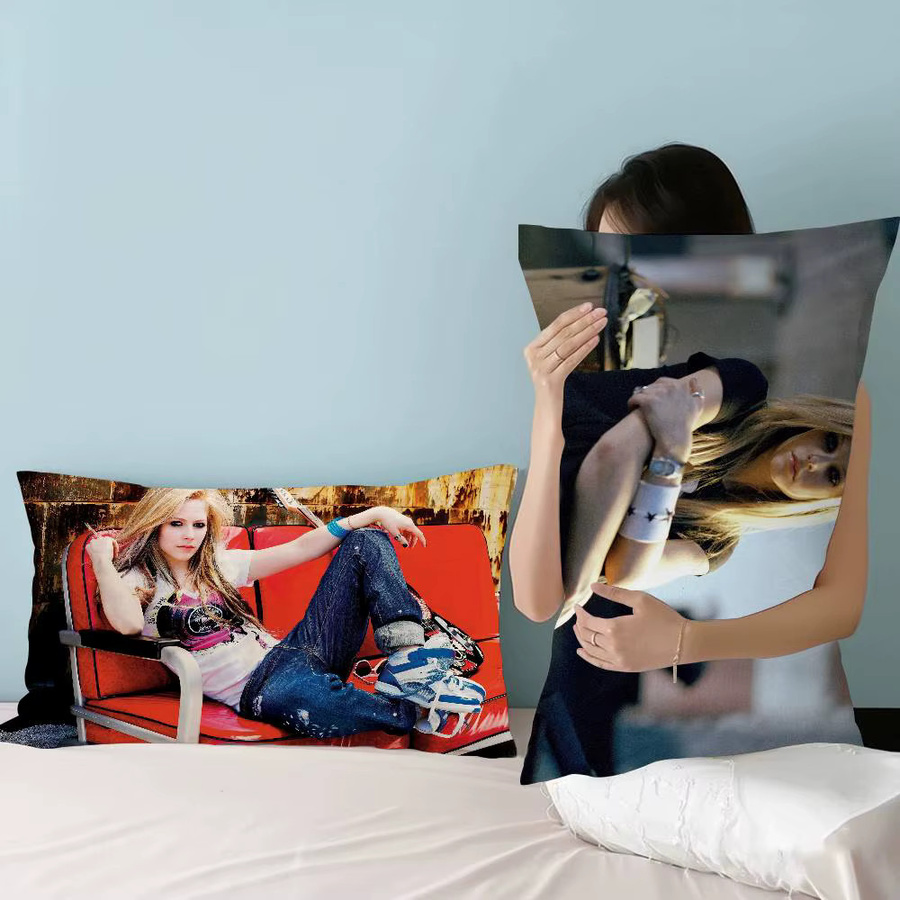 Singer A-Avril L-Lavigne Kissenhandtuch aus Polyester, mehrfarbig, B/T: 50 x 50 cm - Bild 4