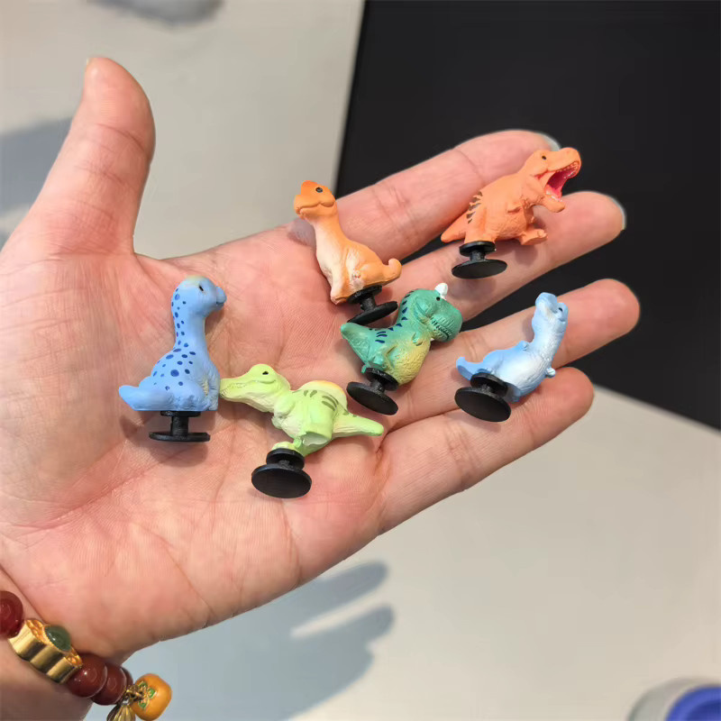 Mesuca Schuh-Charms, 3D Cartoon Dinosaurier, Bunt, Unisex - Bild 2