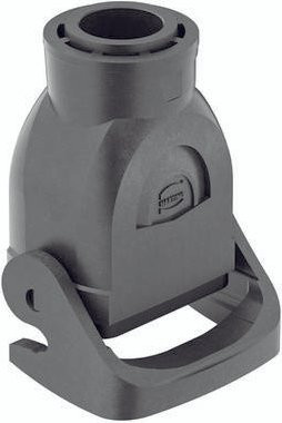 Harting Kupplungsgehäuse aus Kunststoff in Schwarz, Baugröße 19430060756 - Bild 1